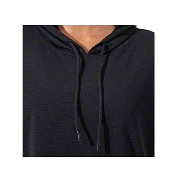 NWT Mondetta Women's Ottoman Lightweight Hoodie Black Pullover Size S L XL $85 - Picture 3 of 4
